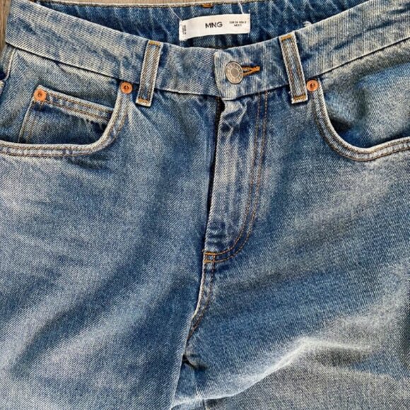 Jean flare Mango -New Mango Flared Jeans – Sky Blue Style & Comfort - Picture 5 of 6